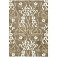 thumbnail image 1 of SAFAVIEH Florida Donald Floral Shag Area Rug, Smoke/Beige, 4' x 4' Round, 1 of 8