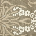 thumbnail image 1 of SAFAVIEH Florida Donald Floral Shag Area Rug, Smoke/Beige, 5' x 5' Square, 1 of 3