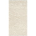 SAFAVIEH Florida Doug Floral Vines Shag Area Rug, Cream, 2'3" x 4