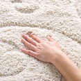 thumbnail image 1 of SAFAVIEH Florida Doug Floral Vines Geometric Shag Area Rug, Creme, 2'3" x 4' - Transitional Modern Design, Creme & Creme, Non-Shedding & Easy Cleaning, Ultra Plush Thick Pile, Ideal for Living Room, 1 of 14