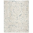 thumbnail image 1 of SAFAVIEH Florida Doug Floral Vines Geometric Shag Area Rug, Beige/Blue Grey, 8'6" x 12', 1 of 8