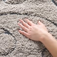 thumbnail image 1 of SAFAVIEH Florida Doug Floral Vines Geometric Shag Area Rug, Grey/Light Blue, 3'3" x 5'3" - Transitional Modern Design, Grey & Light Blue, Non-Shedding & Easy Cleaning, Ultra Plush Thick Pile, Ideal f, 1 of 9