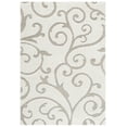thumbnail image 1 of SAFAVIEH Florida Doug Floral Vines Geometric Shag Area Rug, Ivory/Beige, 4' x 6', 1 of 11