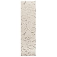 thumbnail image 1 of SAFAVIEH Florida Doug Floral Vines Geometric Shag Runner Rug, Cream/Beige, 2'3" x 7', 1 of 14