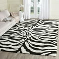 thumbnail image 1 of SAFAVIEH Florida Eleanor Animal Stripes Area Rug, Ivory/Black, 8' x 10', 1 of 7