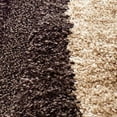 thumbnail image 1 of SAFAVIEH Florida Ellen Abstract Shag Runner Rug, Dark Brown/Beige, 2'3" x 11', 1 of 6