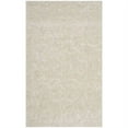 thumbnail image 1 of SAFAVIEH Florida Kalina Damask Shag Area Rug, Creme, 8' x 10', 1 of 5