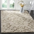 thumbnail image 1 of SAFAVIEH Florida Kalina Floral Shag Area Rug, Cream/Beige, 3'3" x 5'3", 1 of 9