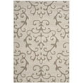 thumbnail image 1 of SAFAVIEH Florida Kalina Floral Shag Area Rug, Cream/Beige, 6'7" x 6'7" Square, 1 of 9