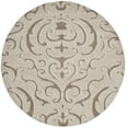 thumbnail image 1 of SAFAVIEH Florida Klara Floral Shag Area Rug, Cream/Beige, 6'7" x 6'7" Round, 1 of 8