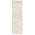 thumbnail image 1 of SAFAVIEH Florida Klara Floral Shag Runner Rug, Cream/Beige, 2'3" x 11', 1 of 10