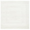 thumbnail image 1 of SAFAVIEH Florida Mason Bordered Shag Area Rug, Creme, 4' x 4' Square, 1 of 11