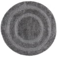 thumbnail image 1 of SAFAVIEH Florida Mason Bordered Shag Area Rug, Grey, 3' x 3' Round, 1 of 11