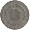 thumbnail image 1 of SAFAVIEH Florida Mason Bordered Shag Area Rug, Grey, 4' x 4' Round, 1 of 5