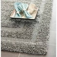 thumbnail image 1 of SAFAVIEH Florida Mason Bordered Shag Area Rug, Grey, 4' x 6', 1 of 7
