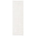 thumbnail image 1 of SAFAVIEH Florida Mason Bordered Shag Runner Rug, Creme, 2'3" x 17', 1 of 10