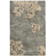 thumbnail image 1 of SAFAVIEH Florida Merrick Floral Shag Area Rug, Grey/Beige, 3'3" x 5'3", 1 of 7