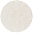 thumbnail image 1 of SAFAVIEH Florida Tamzen Abstract Shag Area Rug, Creme, 12' x 12' Round, 1 of 12