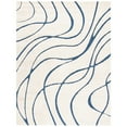 thumbnail image 1 of SAFAVIEH Florida Tamzen Abstract Shag Area Rug, Cream/Blue, 10' x 10' Square, 1 of 9