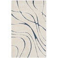 thumbnail image 1 of SAFAVIEH Florida Tamzen Abstract Shag Area Rug, Cream/Blue, 2' x 3', 1 of 13