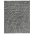 thumbnail image 1 of SAFAVIEH Florida Tamzen Abstract Shag Area Rug, Grey, 4' x 4' Square, 1 of 9