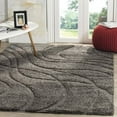 thumbnail image 1 of SAFAVIEH Florida Tamzen Abstract Shag Area Rug, Grey, 4' x 6', 1 of 11