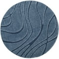 thumbnail image 1 of SAFAVIEH Florida Tamzen Abstract Shag Area Rug, Light Blue/Blue, 10' x 10' Round, 1 of 8