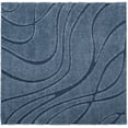 thumbnail image 1 of SAFAVIEH Florida Tamzen Abstract Shag Area Rug, Light Blue/Blue, 10' x 10' Square, 1 of 8