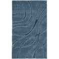 thumbnail image 1 of SAFAVIEH Florida Tamzen Abstract Shag Area Rug, Light Blue/Blue, 2'3" x 4', 1 of 4