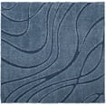 thumbnail image 1 of SAFAVIEH Florida Tamzen Abstract Shag Area Rug, Light Blue/Blue, 5' x 5' Square, 1 of 8