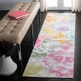 thumbnail image 1 of Safavieh Florist Dexter Floral Polyester Runner Rug, Pink/Plum, 2'3" x 8', 1 of 10