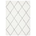 thumbnail image 1 of SAFAVIEH Fontana Catrina Geometric Shag Area Rug, Cream/Grey, 5'3" x 7'6", 1 of 11