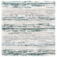 thumbnail image 1 of SAFAVIEH Fontana Danica Abstract Shag Area Rug, Ivory/Green, 6'7" x 6'7" Square, 1 of 7