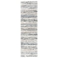thumbnail image 1 of SAFAVIEH Fontana Danica Abstract Shag Runner Rug, Ivory/Grey, 2'3" x 6', 1 of 8