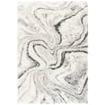 thumbnail image 1 of SAFAVIEH Fontana Danita Modern Shag Area Rug, Ivory/Grey, 8' x 10', 1 of 8