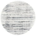 thumbnail image 1 of SAFAVIEH Fontana Danny Abstract Shag Area Rug, Ivory/Grey, 6'7" x 6'7" Round, 1 of 9