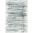 thumbnail image 1 of SAFAVIEH Fontana Danny Abstract Shag Area Rug, Ivory/Teal, 2'3" x 4', 1 of 8