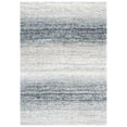 thumbnail image 1 of SAFAVIEH Fontana Daquan Striped Shag Area Rug, Ivory/Grey, 5'3" x 7'6", 1 of 9