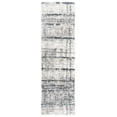 thumbnail image 1 of SAFAVIEH Fontana Daragh Abstract Shag Runner Rug, Ivory/Grey, 2'3" x 12', 1 of 8
