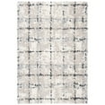 thumbnail image 1 of SAFAVIEH Fontana Daria Geometric Shag Area Rug, Grey/Ivory, 3' x 5', 1 of 6