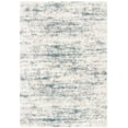 thumbnail image 1 of SAFAVIEH Fontana Darian Abstract Shag Area Rug, Ivory/Teal, 2'3" x 4', 1 of 8