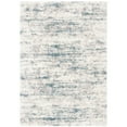 thumbnail image 1 of SAFAVIEH Fontana Darian Abstract Shag Area Rug, Ivory/Teal, 8' x 10', 1 of 10