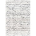 thumbnail image 1 of SAFAVIEH Fontana Darin Geometric Shag Area Rug, Ivory/Grey, 3' x 5', 1 of 9