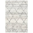 thumbnail image 1 of SAFAVIEH Fontana Darina Diamond Shag Area Rug, Grey/Ivory, 10' x 10' Round, 1 of 9