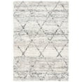 thumbnail image 1 of SAFAVIEH Fontana Darina Diamond Shag Area Rug, Grey/Ivory, 6'7" x 9', 1 of 9