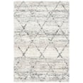 thumbnail image 1 of SAFAVIEH Fontana Darina Diamond Shag Area Rug, Grey/Ivory, 9' x 12', 1 of 9