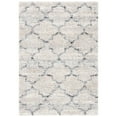 thumbnail image 1 of SAFAVIEH Fontana Darion Damask Shag Area Rug, Grey/Ivory, 9' x 12', 1 of 10