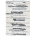 thumbnail image 1 of SAFAVIEH Fontana Darius Abstract Shag Area Rug, Grey/Ivory, 4' x 6', 1 of 8