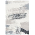thumbnail image 1 of SAFAVIEH Fontana Darrell Abstract Shag Area Rug, Ivory/Grey, 4' x 6', 1 of 8