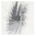 thumbnail image 1 of SAFAVIEH Fontana Darrin Abstract Shag Area Rug, Grey/Ivory, 5'3" x 5'3" Square, 1 of 8
